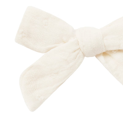 Rylee & Cru Bow With Clip Ivory