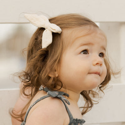 Rylee & Cru Bow With Clip Ivory