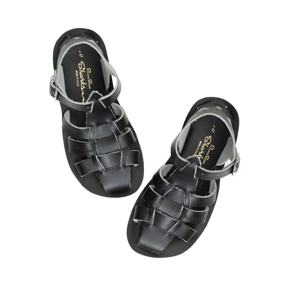 Salt Water Sandals - SunSan Shark Black