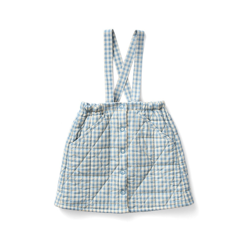 Soor Ploom Harlyn Pinafore - Gingham, Oasis