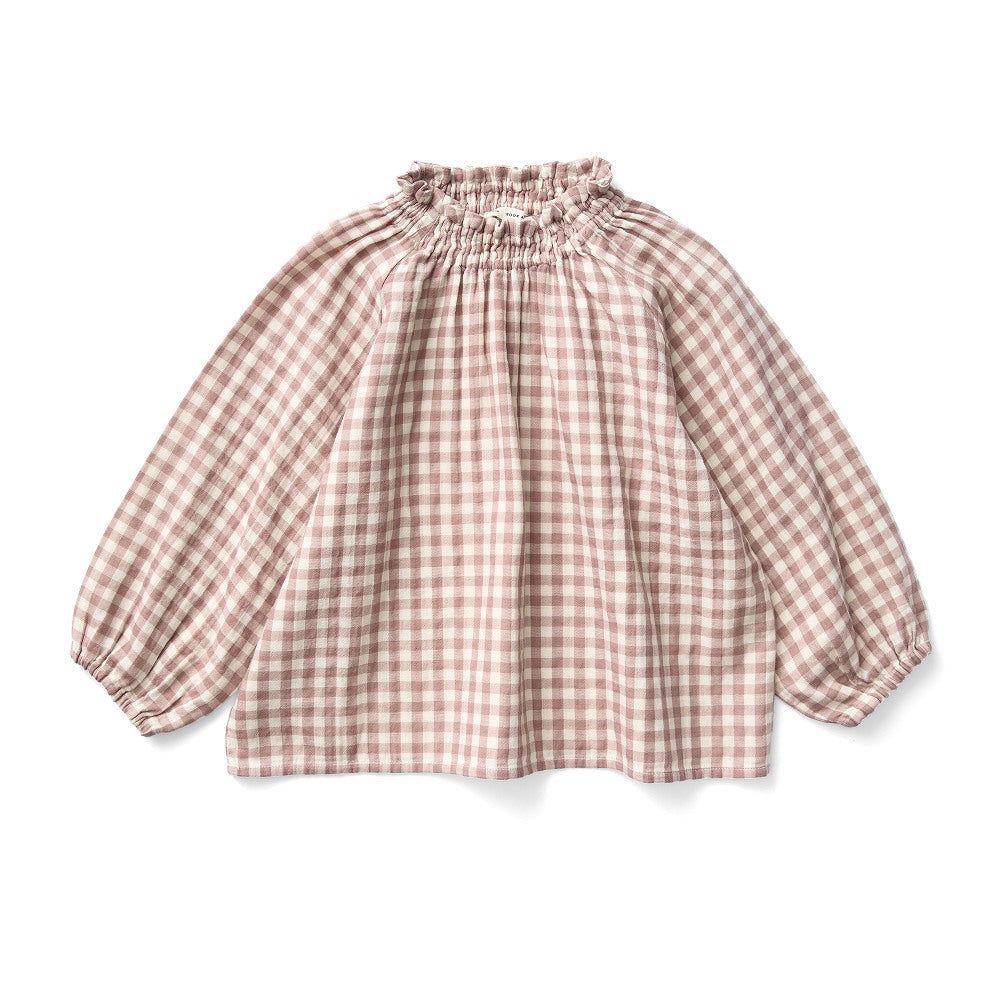 Soor Ploom Imelda Blouse - Gingham, Cherry