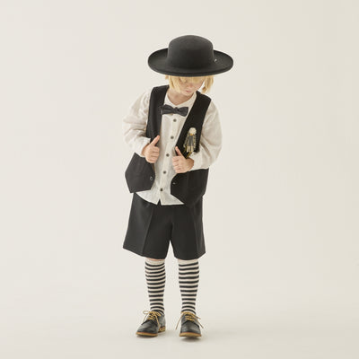 eLfinFolk Ceremony Poplin Vest black