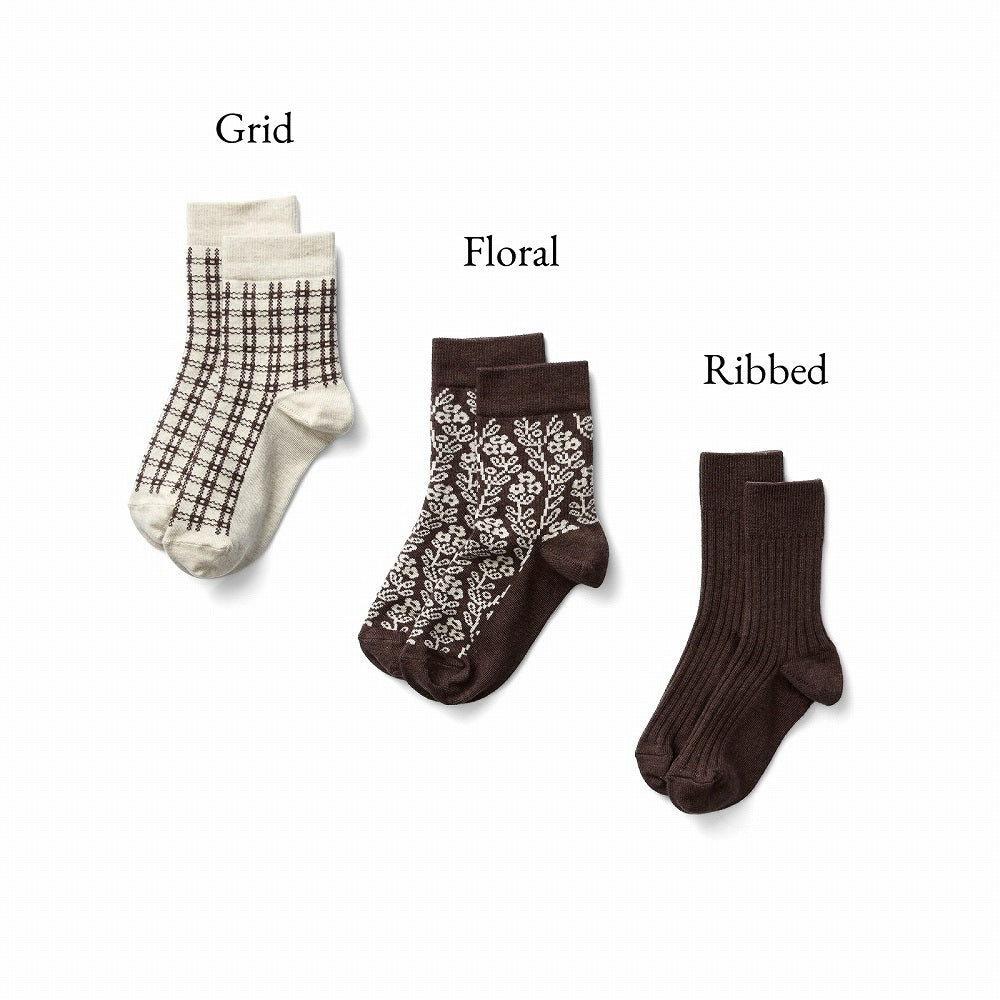 Soor Ploom Mixed Sock Single Pair - Prune