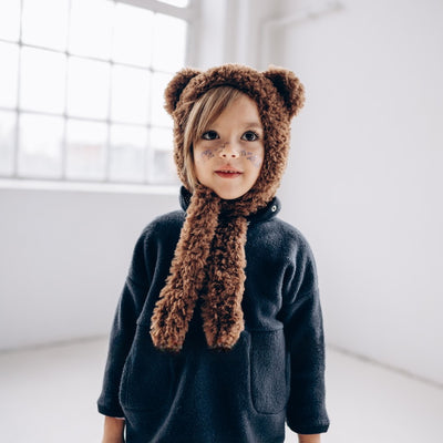bambolina Teddy Bear Bonnet milk chocolate