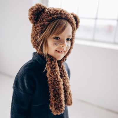 bambolina Teddy Bear Bonnet milk chocolate
