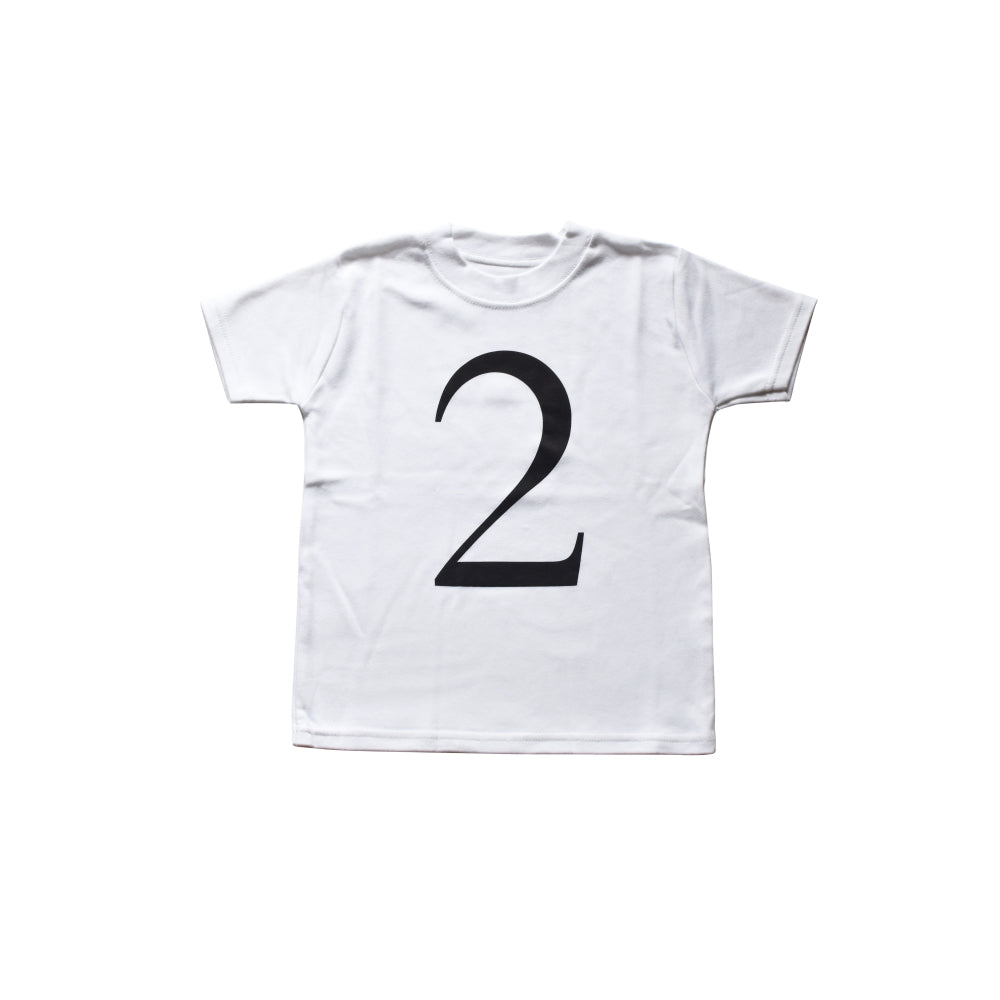 Nor-Folk The Wonder Years Birthday Number T-shirt SS White No.2