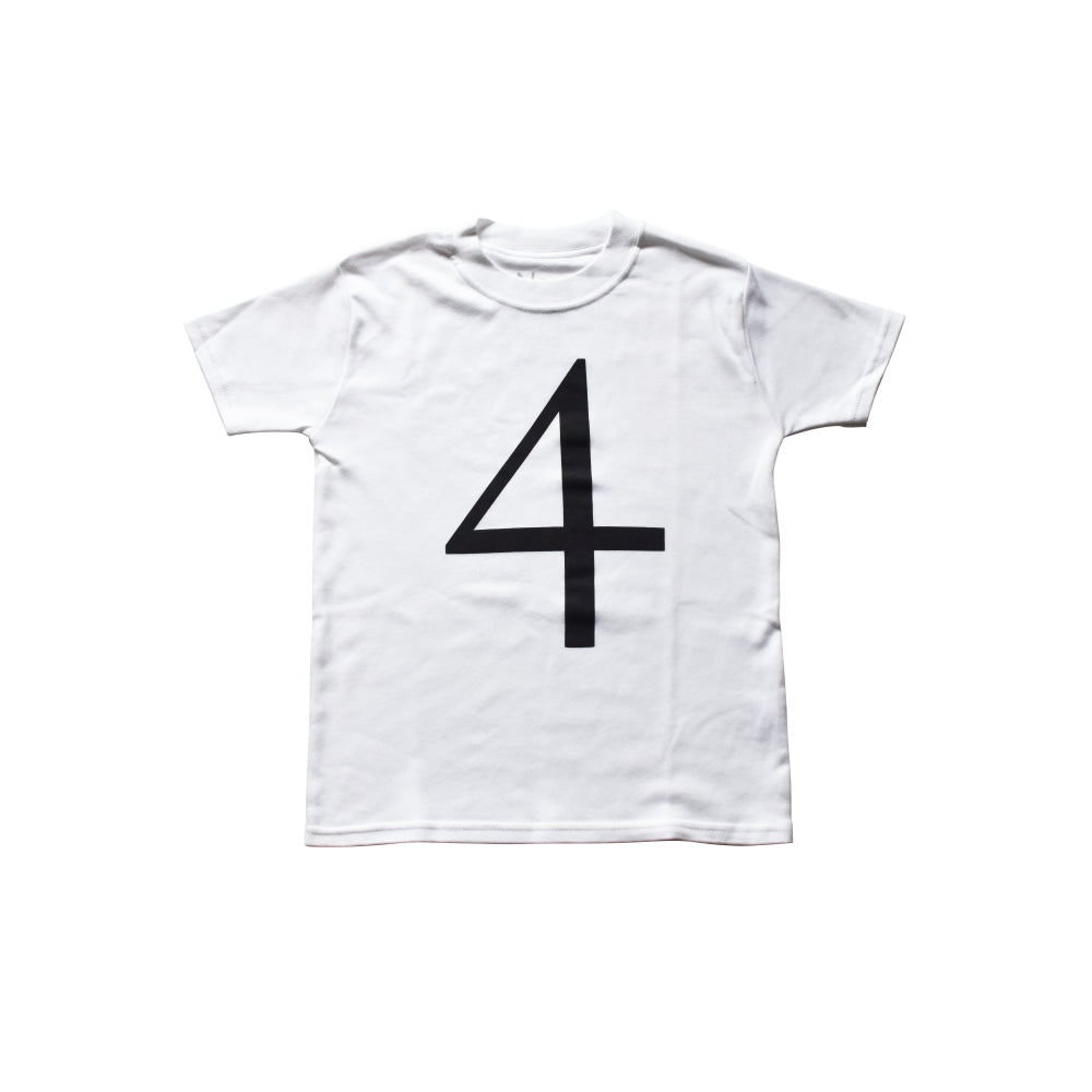 Nor-Folk The Wonder Years Birthday Number T-shirt SS White No.4