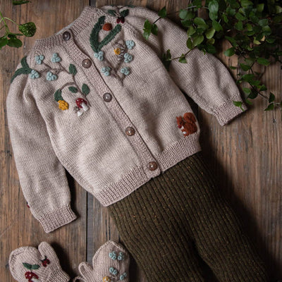 Shirley Bredal Woodland Cardigan - Oats