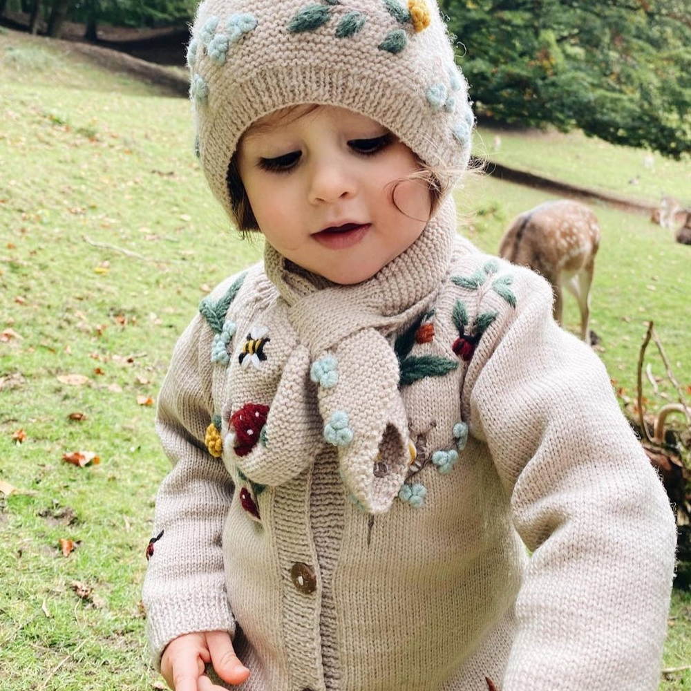 Shirley Bredal Woodland Cardigan - Oats