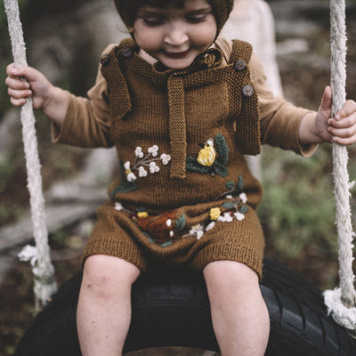 [Pre-sale] Shirley Bredal Woodland Romper - Caramel