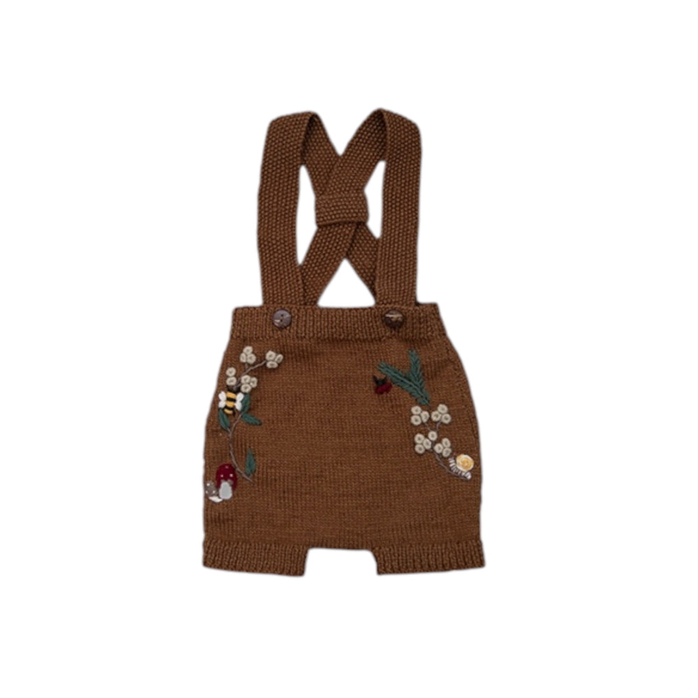 [Pre-sale] Shirley Bredal Woodland Suspender Short - Caramel