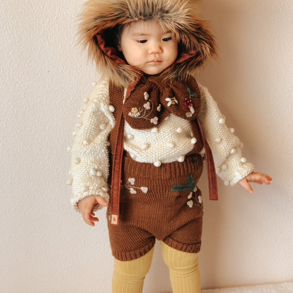[Pre-sale] Shirley Bredal Woodland Suspender Short - Caramel