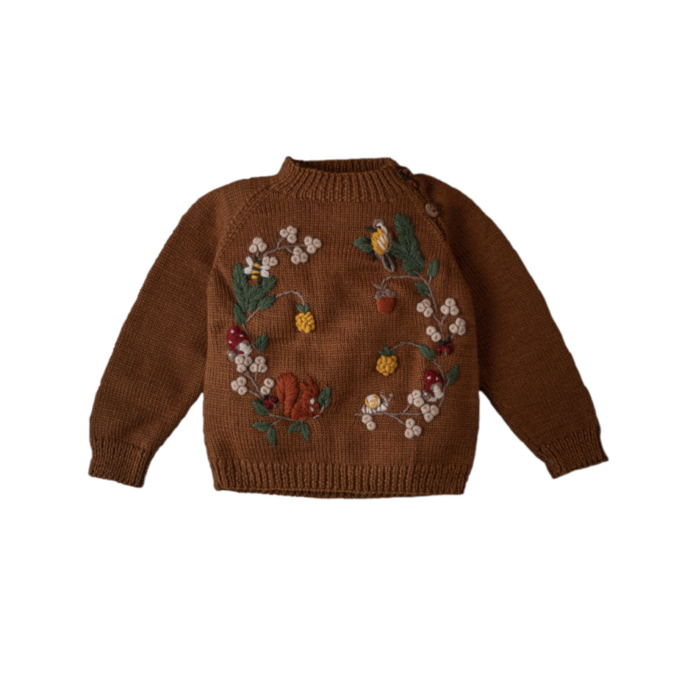 Pre-sale] Shirley Bredal Woodland Sweater Caramel – cuccu