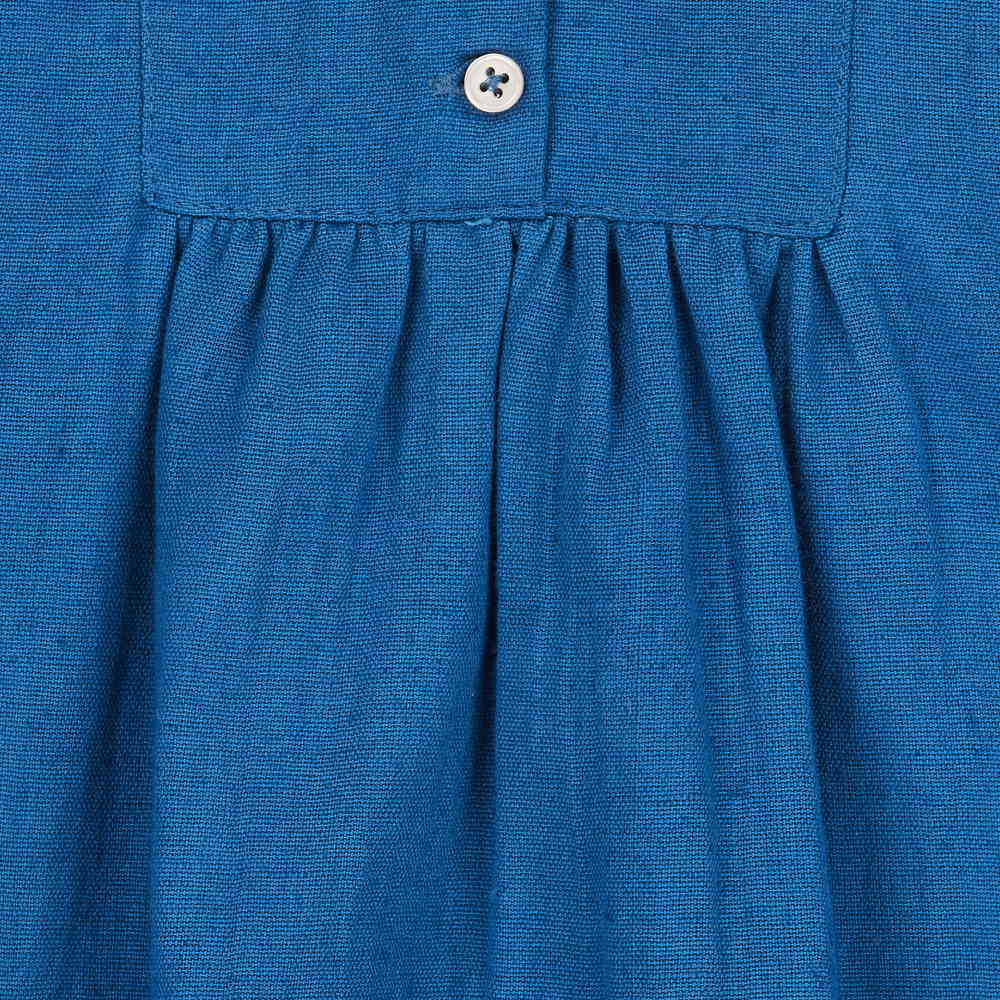 caramel Yarrow Baby Dress ELECTRIC BLUE