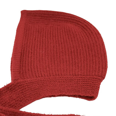 LMDI Knitted Hood Red