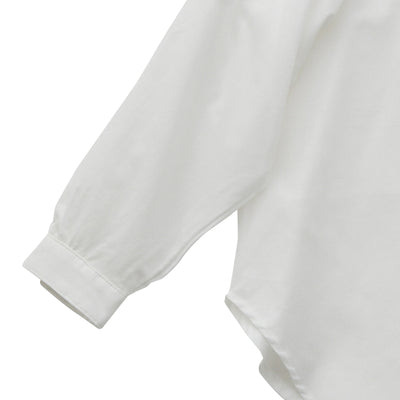 eLfinFolk Ceremony Ruffled Collar Blouse white