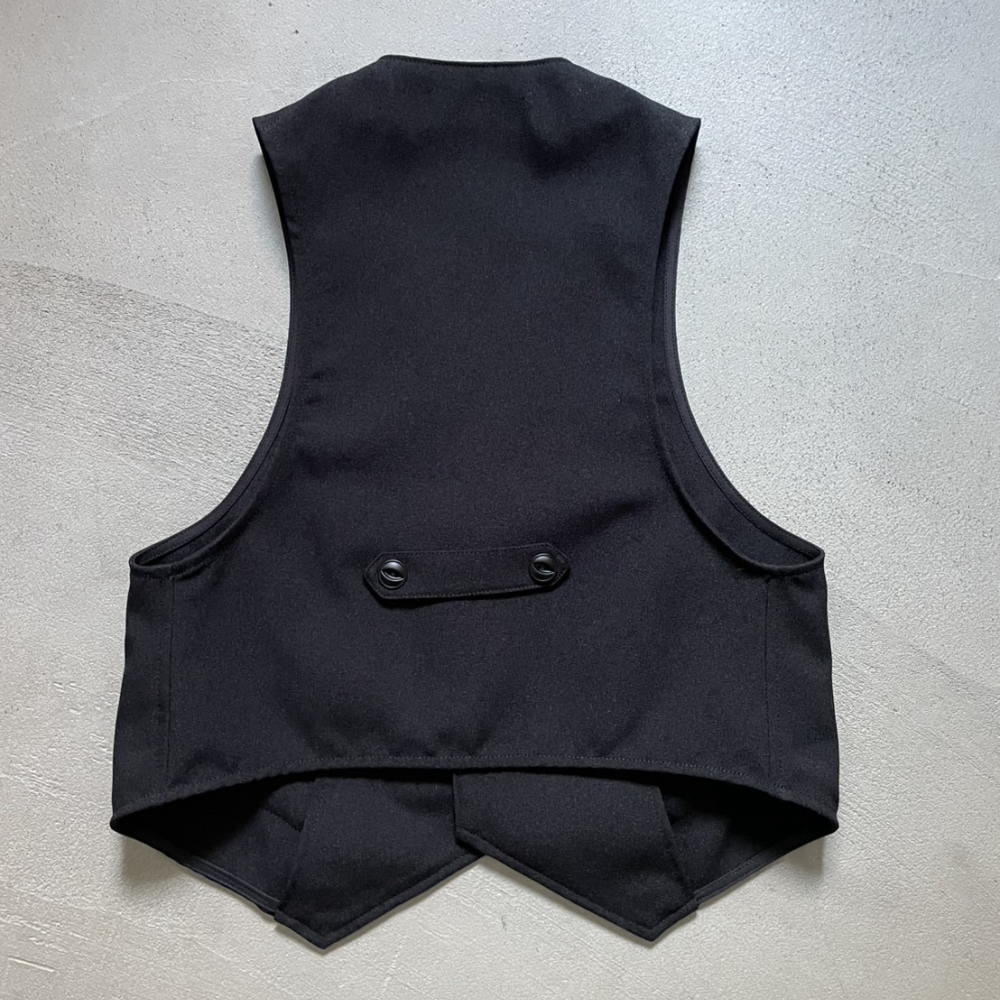 eLfinFolk Ceremony Poplin Vest black