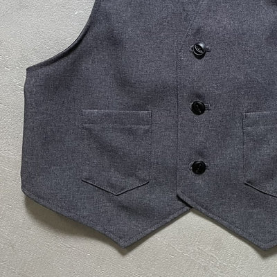 eLfinFolk Ceremony Poplin Vest gray