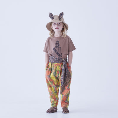 eLfinFolk Tie-dye pants orange mix