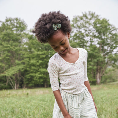 Soor Ploom Essentials, Field Tee - Fleur Print Sorbet