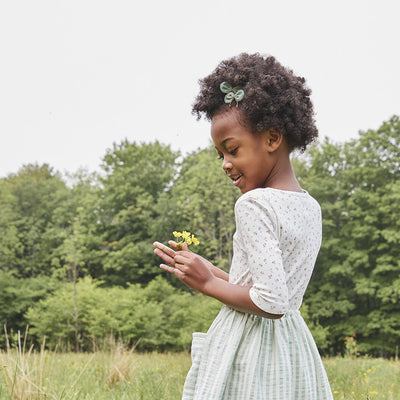 Soor Ploom Essentials, Field Tee - Fleur Print Sorbet