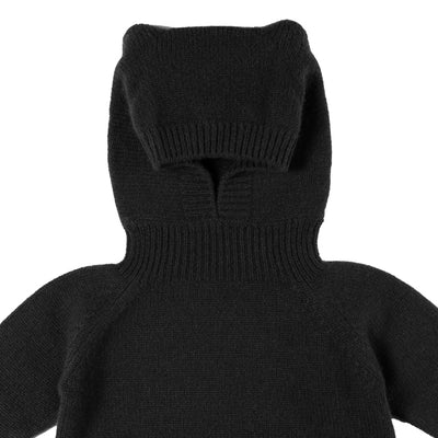 bambolina cashmere cat hoodie black cat