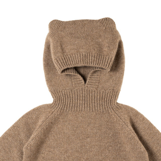 [20%OFF!]bambolina cashmere cat hoodie chestnut