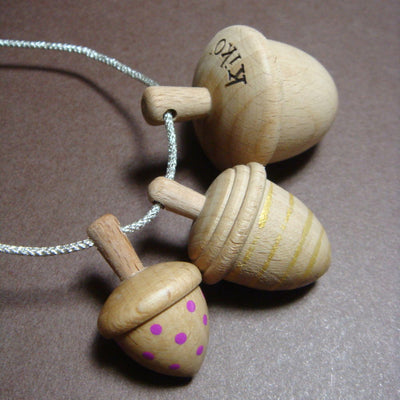 kiko+ Dongri - acorn mini spinning tops