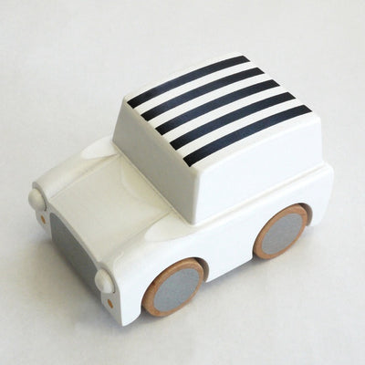 kiko+ Kuruma - pull-back toy car / Stripes and Dots