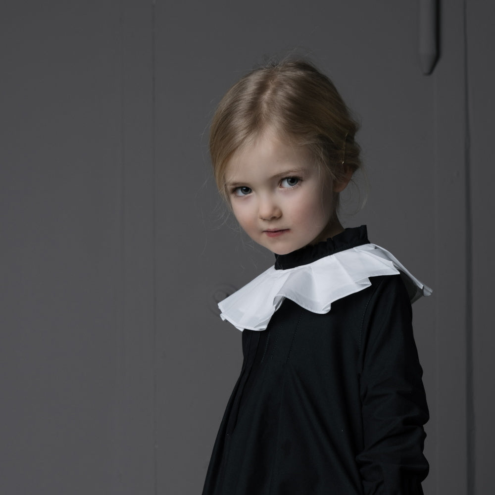 [20%OFF!] AS WE GROW Pleated Collar White
